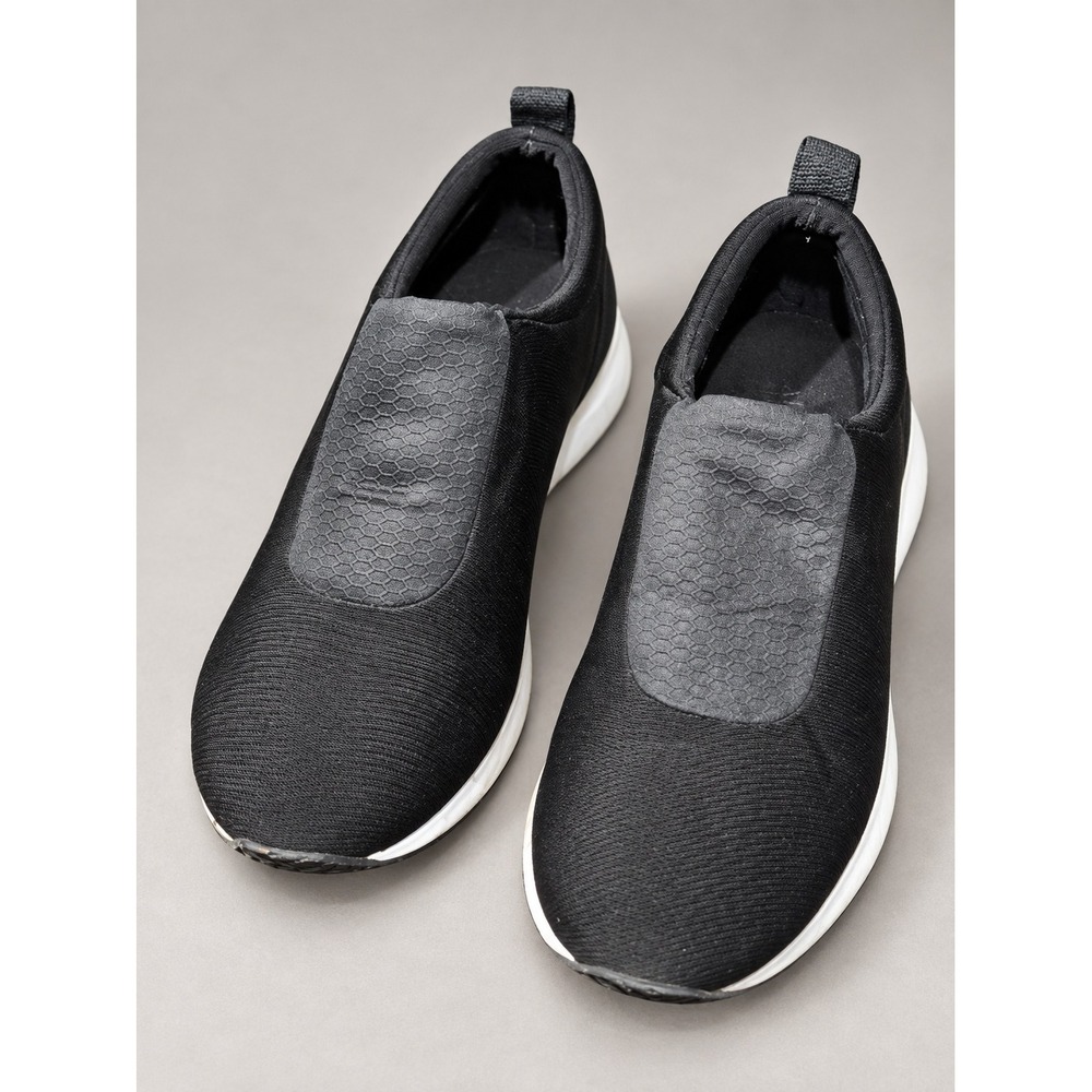 Alfani Step N Flex Walkerr Black Slip On Wedge Sneakers Shoes 8.5M